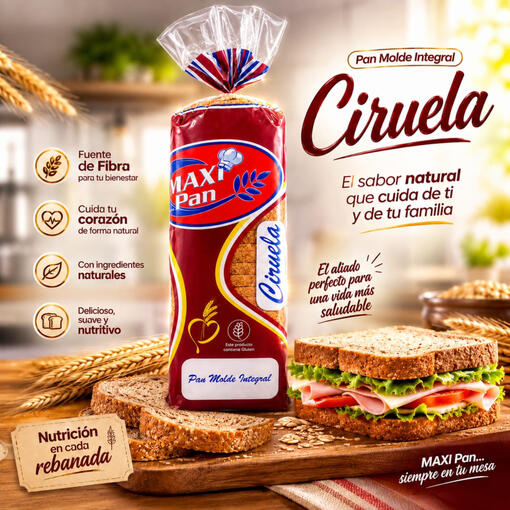 MOLDE INTEGRAL CIRUELO 500 gr