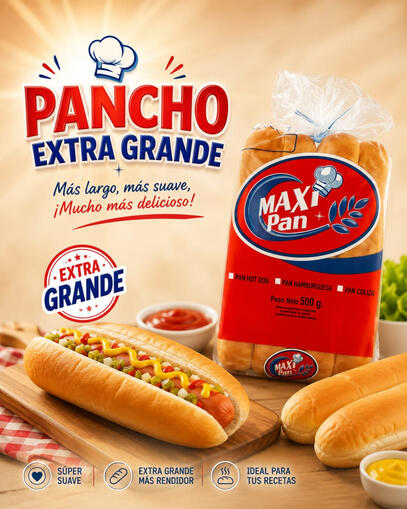 PAN HOT DOG EXTRA GRANDE