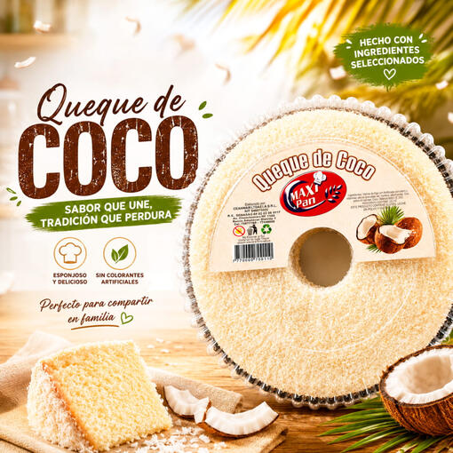 QUEQUE DE COCO Queque de coco