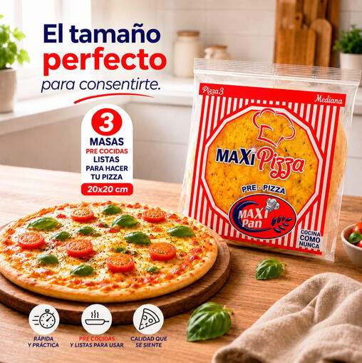 PRE-PIZZA MEDIANA X3