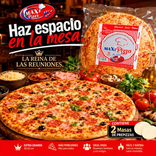 PRE-PIZZA EXTRA GRANDE X2