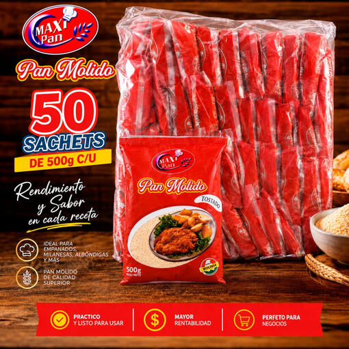PAN MOLIDO (50u)